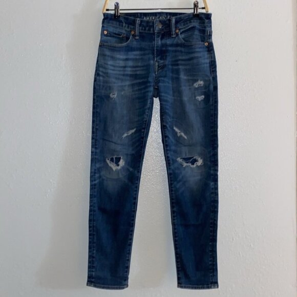 American Eagle Jeans Sz 28/30 Athletic Skinny - Picture 1 of 12
